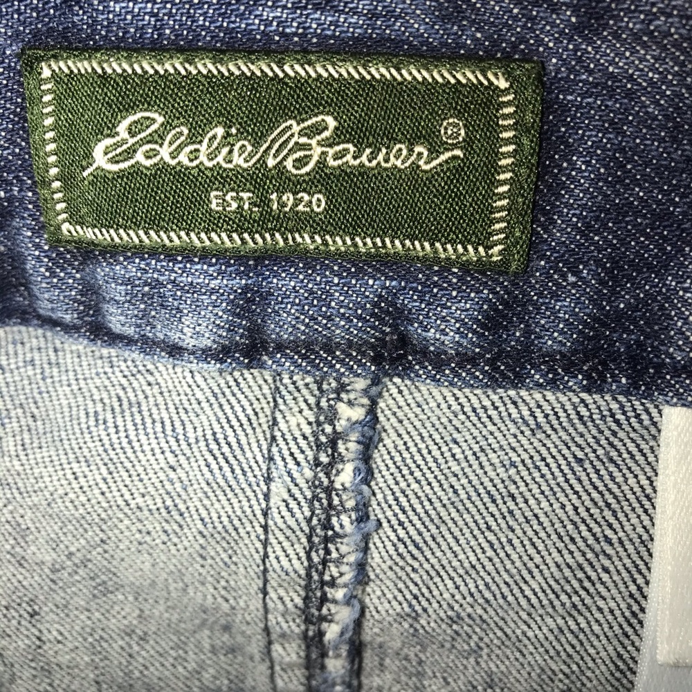 Vintage Eddie Bauer Denim Pencil Skirt, Size 4 - Picture 8 of 9